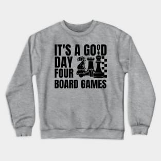 Good day for board games Christmas Chess Crewneck Sweatshirt